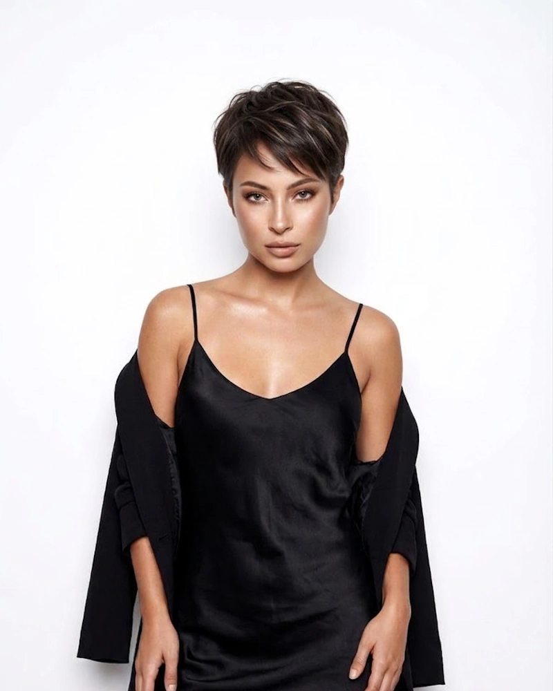 After pixie cut